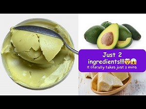 HOW TO MAKE AVOCADO HAIR BUTTER.