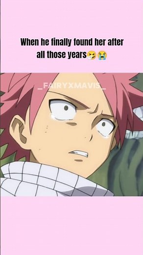 Natsu meets Lisanna at Edolas #fairytail #nali #natsu