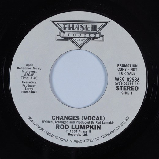 Rod Lumpkin - Changes