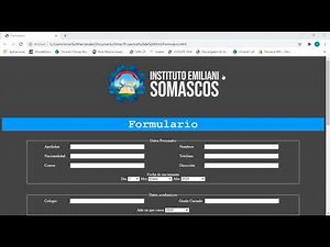 Formulario en Sublime Text 3 (Tecnología Vocacional)