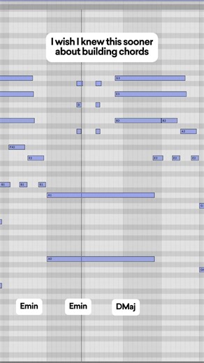 I wish I knew this sooner about building chords #ableton #musicproducer #piano #midi #chords