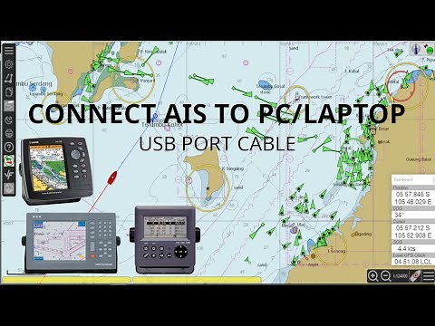 CONNECT AIS TO PC USING RS422/RS485 TO USB UBUNTUDDE (Sambung AIS kapal ke komputer gunakan kabel)