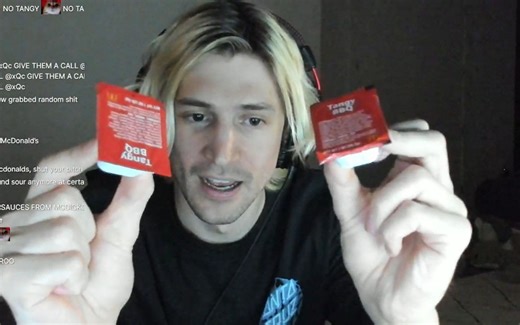 xQc has a meltdown on livestream after McDonald's messes up his order by sending wrong sauce