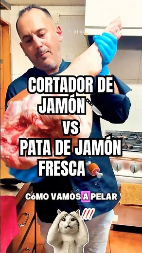 SALE BIEN O MAL? 😱Así empieza todo: una pata de jamón fresca cruda #jamon