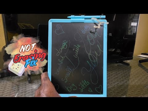 LCD Writing Tablet Not Erasing