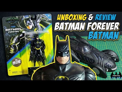Batman Forever DC Retro Collection Batman figure Unboxing & Review