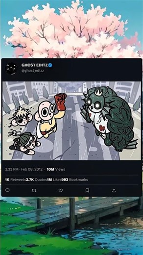 One punch man part - 1 Credit:- ‪ @Dummyworld_Kr1 #gojo #naruto #shorts #short