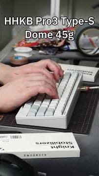 HHKB Professional Classic Type-S Pro3 MOD Typing Sound ASMR #keyboard #asmr #typing