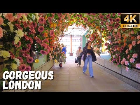 GORGEOUS LONDON | London Walk Of Gorgeous Neighbourhoods Of Chelsea, Belgravia & Mayfair [4K]