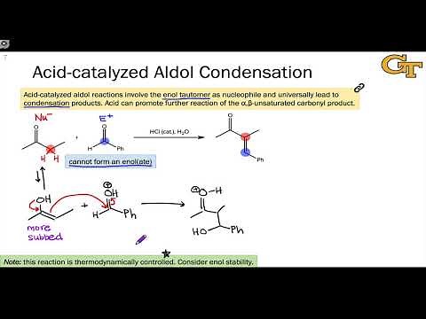12.04 Acid-catalyzed Aldol Condensations