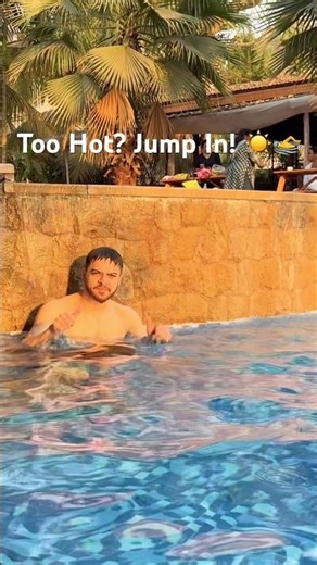 Sun, Pool & Pure Vibes ☀️🌊 #swimming #travel #explore #viral youtubeshorts #viralshorts #trending