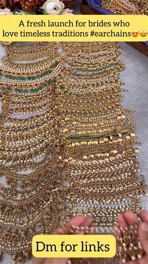 Sparkle and Glow on Instagram: "Level up your Ear game and make head turns with these new Earchains Earchains made to make every turn dramatic ✨💃 Wedding Season SALE Get 15% discount on sitewide Clearance Sale Get 20-50% discount on 10k+ products Get Free Gift Above 10k Get Free Shipping above 7.5k &30k(Domestic& International) Get 7% discount on First Order 5.ID 23370 6.ID 23300 7.ID 23473 Visit website to place your order, link in the bio www.sparkleandglow.co.in Note: We don’t take orders fr