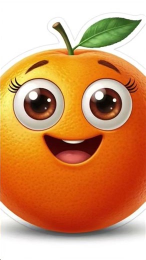 Orange Color | Introduction of Orange colour | Colours | #kids #kidslearning #orange