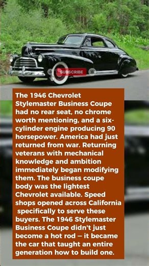 This Was Chevy's Cheapest Car in 1946 — and the Starting Point for Everything That Followed