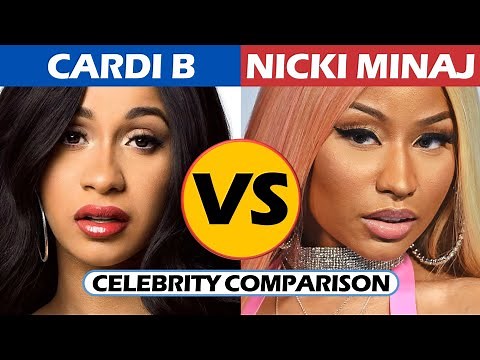Cardi B vs Nicki Minaj - Celebrity Comparison