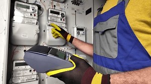 Technician Reading Consumption Charging On Wireless Stock Footage Video (100% Royalty-free) 3588765633 | Shutterstock