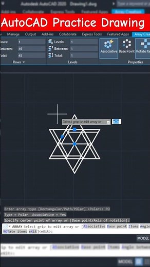 AutoCAD 2D Drawing For Beginners #cadsoftware #design #autocadblocks