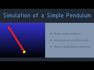 Adams Tutorial 4 | Simple Pendulum