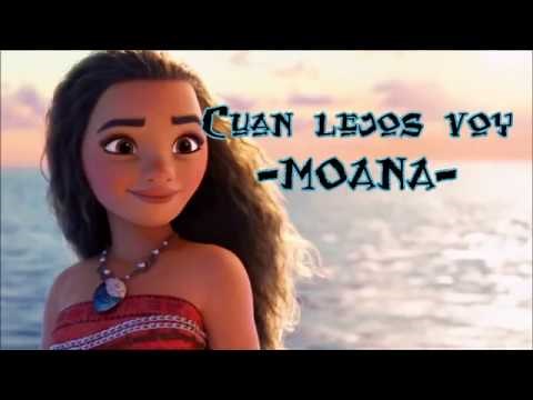 Moana - Letra Cuán lejos voy (Me llama)- lyrics