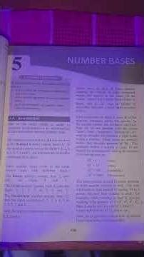 number Bases #aki_ola #shs