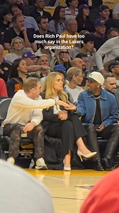 Does Rich Paul & Klutch Sports hold too much say in the Lakers organization? #richpaul #adele #celebrity #courtside #klutchsports #lakers | Michael Morales