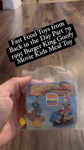24K views · 333 reactions | Fast Food Toys from Back in the Day Part 79 - 1995 Burger King Goofy Movie Kids Meal Toy #goofy #goofymovie #burgerking #retrotoys #90sthrowback #nostalgic #childhoodtoys | CPJ Collectibles | Facebook