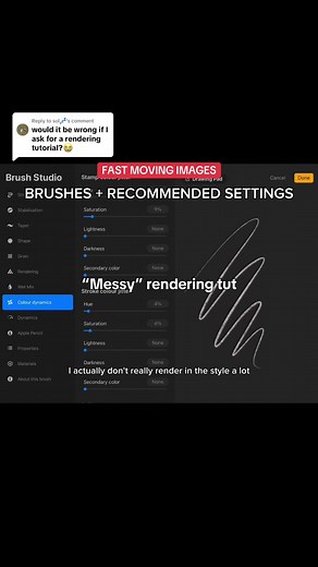 Replying to @sol💤 here’s the tut! Im so sorry if this lowkey sucks i’m kinda booty at explaining things 😞😞😞 also, in case it wasnt clear in the video, for the brush colour jitter settings, i tend to have the “hue” value at around 5-10% and everything else at around