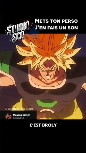 LA BÊTE EXILÉE ! #broly #dragonball #dbs #song #animerap
