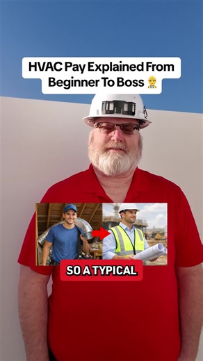 HVAC pay often increases with skill level, from entry level installers to service techs, foremen, and superintendents. Moving up usually requires training, field experience, and taking on more responsibility. #HVACCareer #TradeWork #SkilledTrades