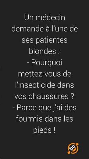 Blague : La blonde et l'insecticide…