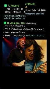 Camel – Stationary Traveller, Guitar Tone Making Guide,Line 6 Helix preset, BOSS GT-1000 preset