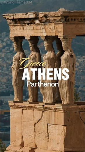 Parthenon Temple | Athens 🏛 #travel #greece #parthenon #temple #athens #shorts #city