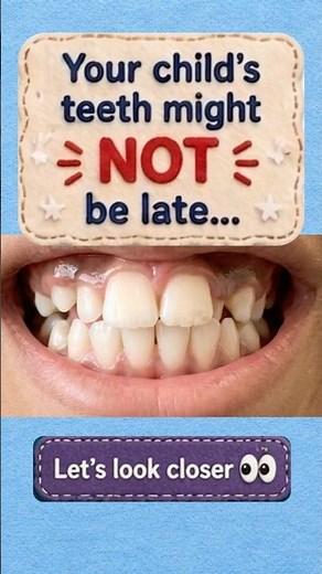 Most parents think front teeth come first… but that’s not true. #childrensdentalhealth #kidsdental