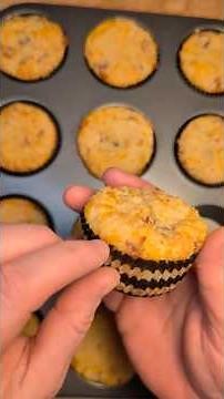 Bacon Cheddar Muffins #lowcarb