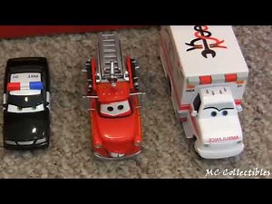 Cars Rescue Squad Chopper with Dinoco Helicopter