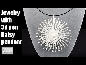 Beginner’s guide to jewelry with 3d pen - Daisy necklace