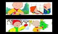 Mix of 4 videos from youtube : Caillou All Episodes From Seasons 1-4 NON STOP!