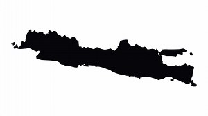 Download Animation forms a map of Java Island in Indonesia for free