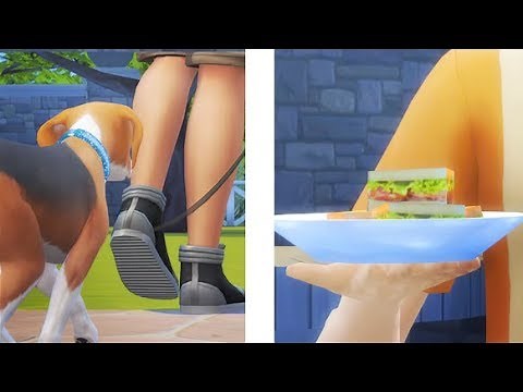 NEW SERVICES! DOG WALKER AND FOOD DELIVERY | THE SIMS 4 // MOD REVIEW