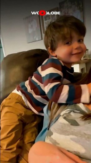 Cute Toddler Kiss Ends With Adorable Surprise #lovelymoment #purejoy #kidsshort