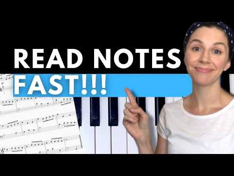How to Read Piano Notes FAST!