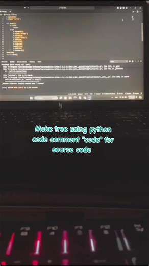 comment code for source code #code #python
