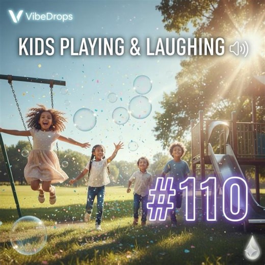 Happy Kids Laughing Playground Sound 🏞️ | VibeDrops #110