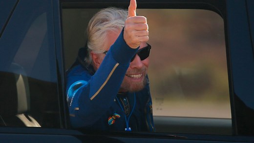 Milliardär Richard Branson ist mit »Unity« zur Erde zurückgekehrt