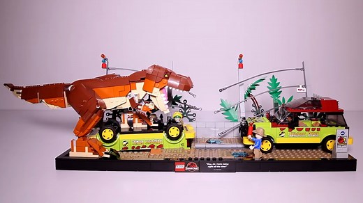 Lego Jurassic Park 76956 T. Rex Breakout: Speed Build of the Dino-Themed Masterpiece