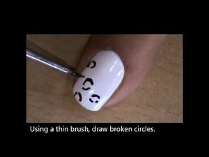 How to Do Neon Leopard Print Nails