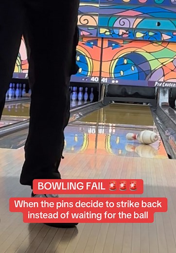 Bowling Pins Fight Back: A Hilarious Bowling Fail
