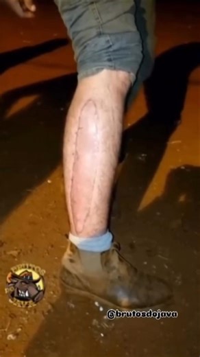 Pra quem não gosta de usar perneira, taí o resultado! Poderia ser pior! Se cuidem!!!