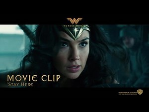 Wonder Woman ['Stay Here' Movie Clip in HD (1080p)]