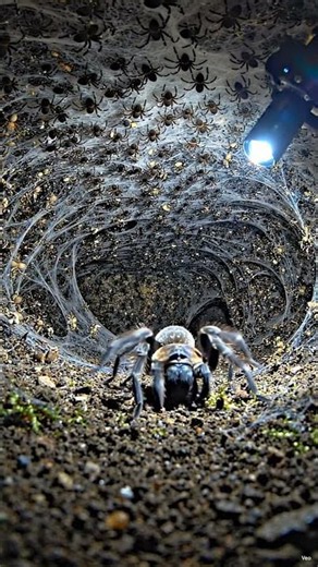 Exploring the Underground World of Brazilian Black Tarantula! 🕷️🎥 | Aivonix Lab